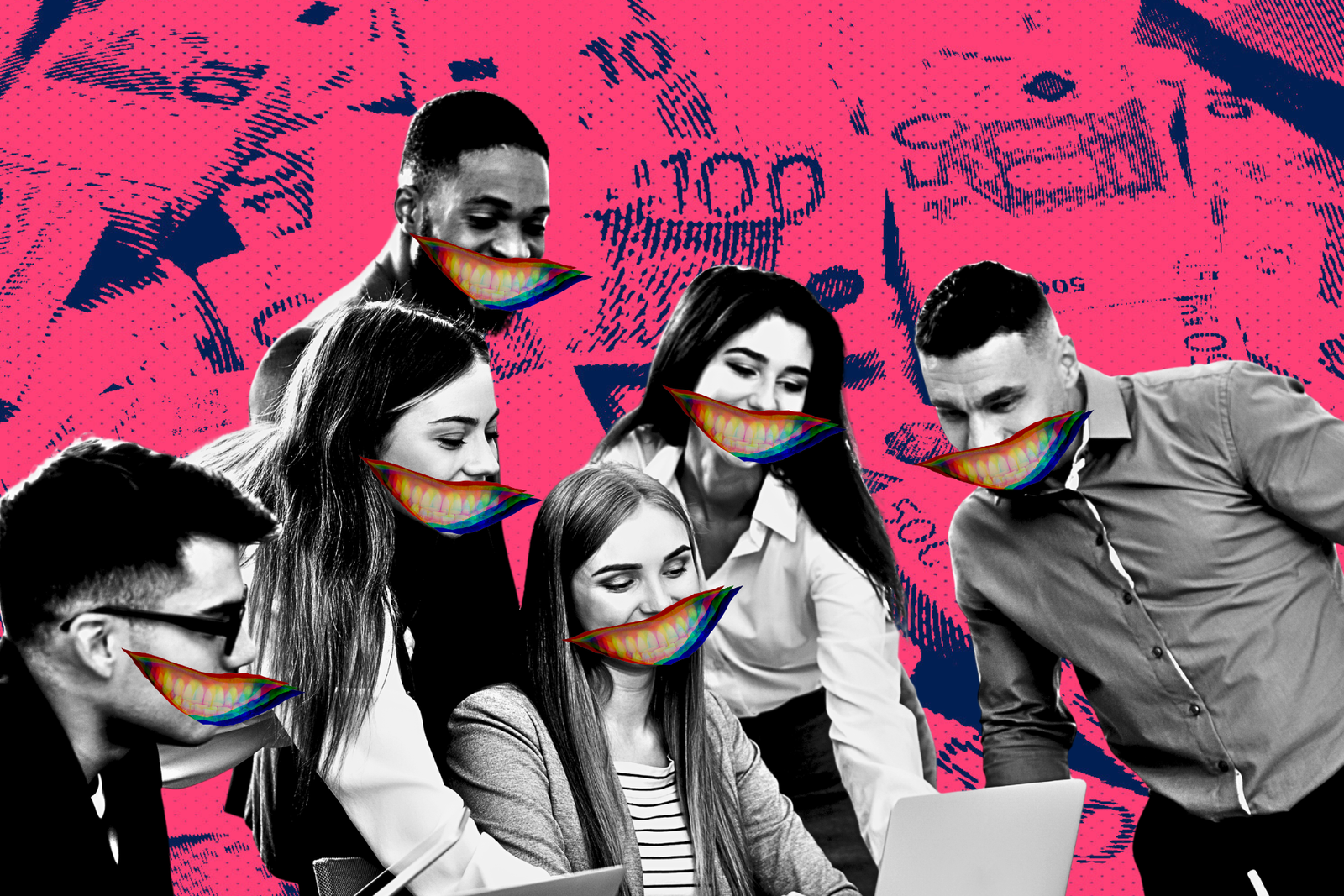 Precio agencia de marketing ilustracion collage portada